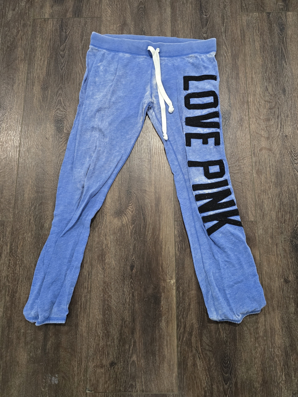 Y2K Victoria's Secret PINK Light Blue Knit Sweat Pants